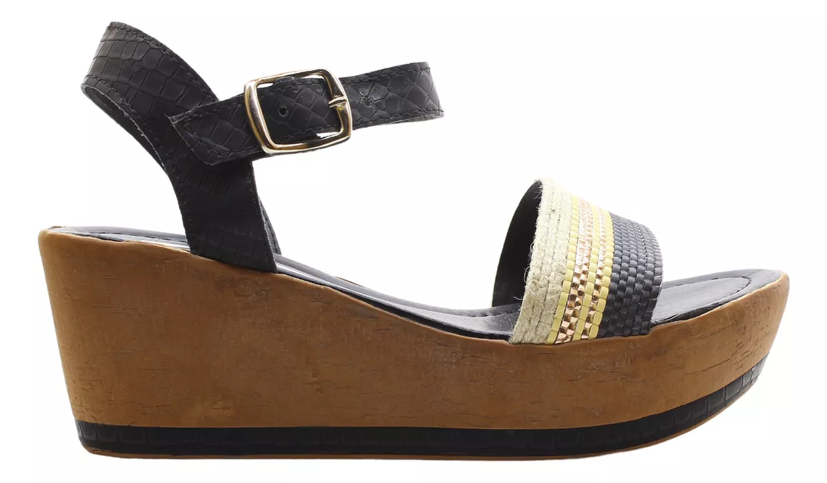 Sandalias Plataforma Dama Mujer Comodas Faja 310 Carg