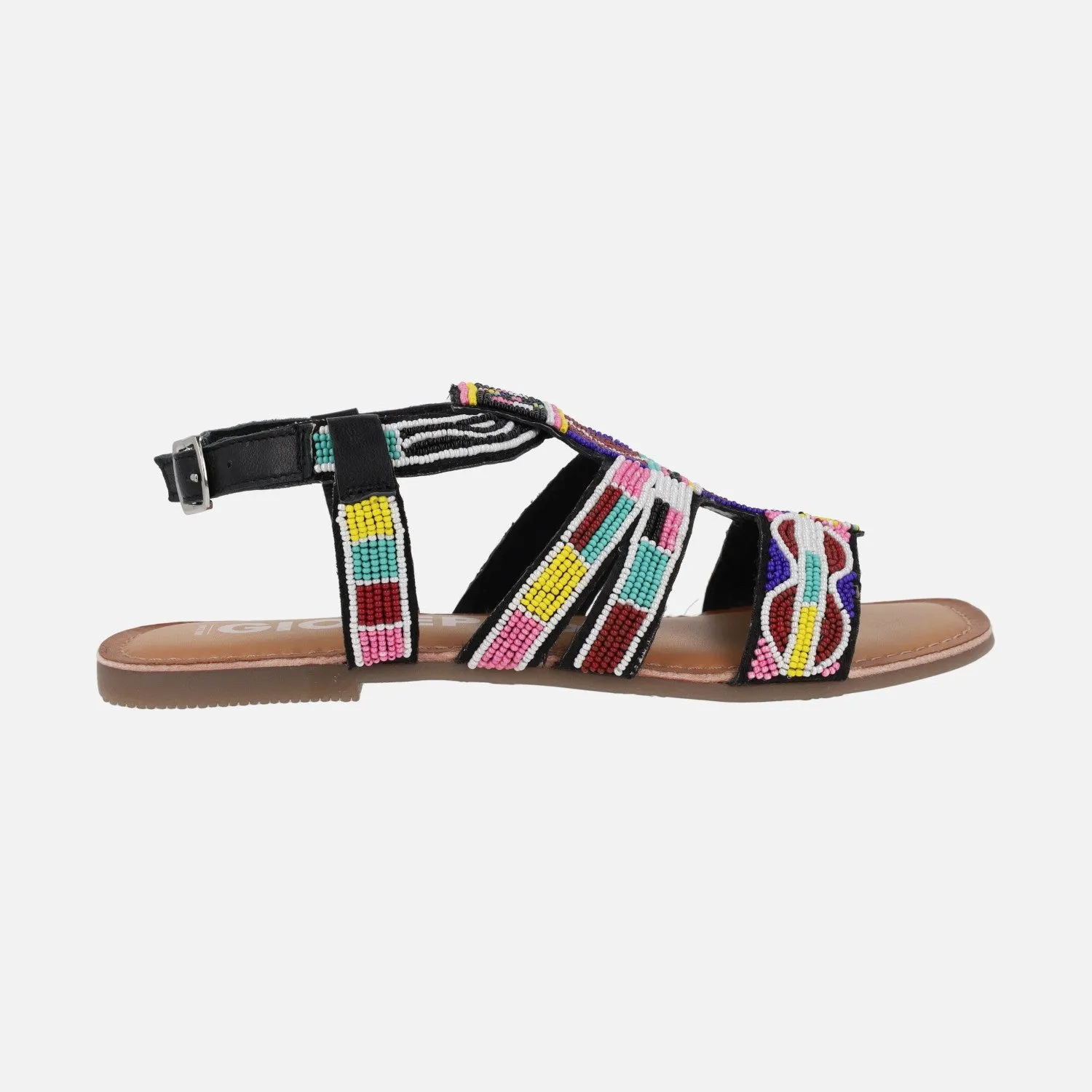 Sandalias étnicas multicolor Raccuja