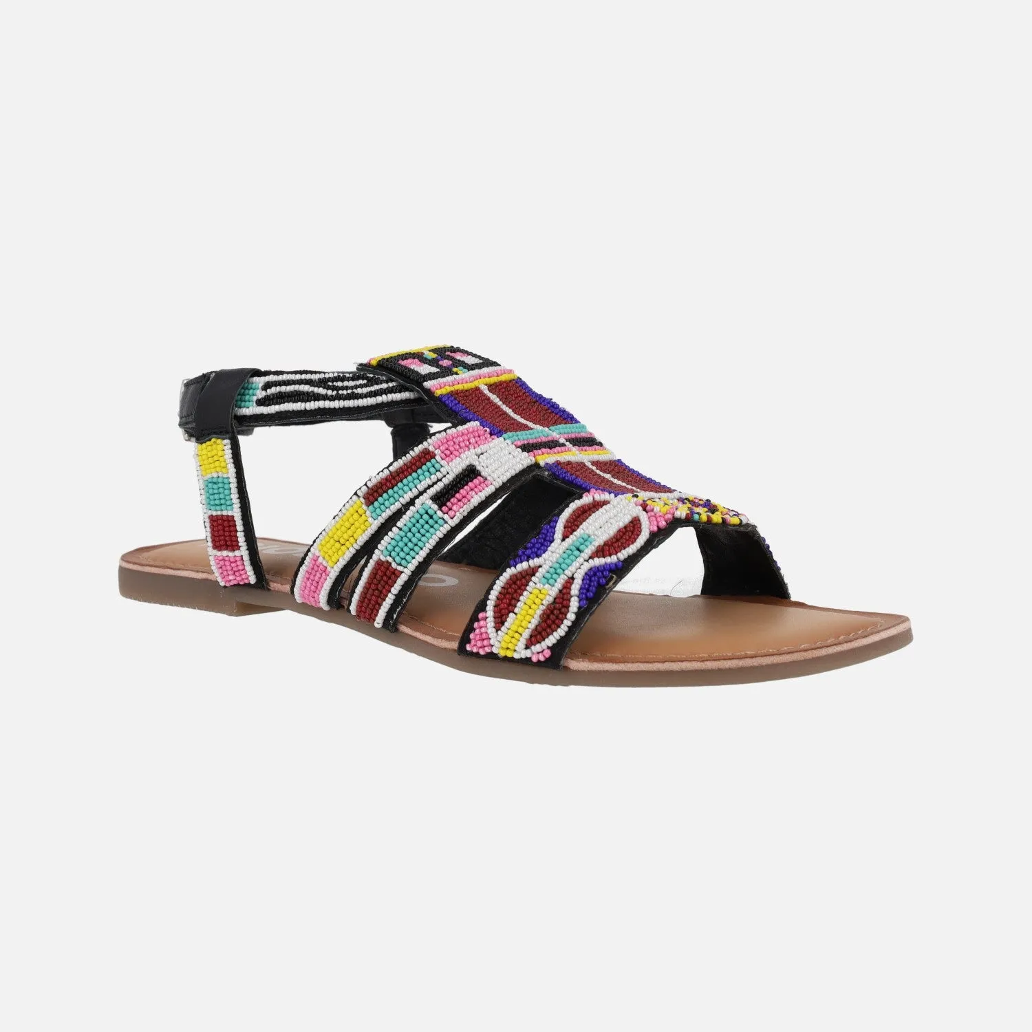 Sandalias étnicas multicolor Raccuja