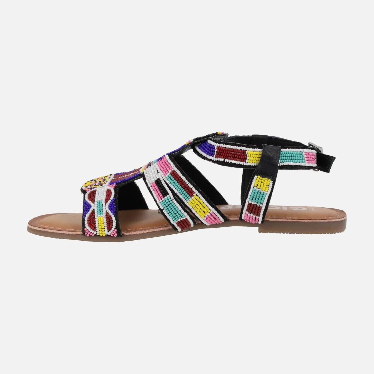 Sandalias étnicas multicolor Raccuja