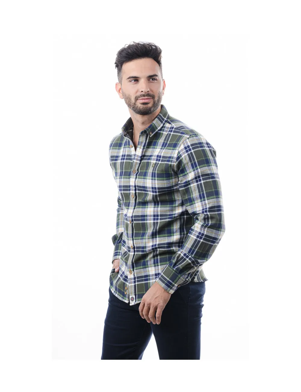 SK 514 CAMISA CUADRO FRANELA