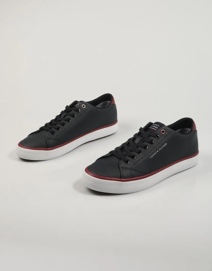  sneakers TOMMY HILFIGER Th Hi Vulc Core Low Leather en Navy Blue 83053