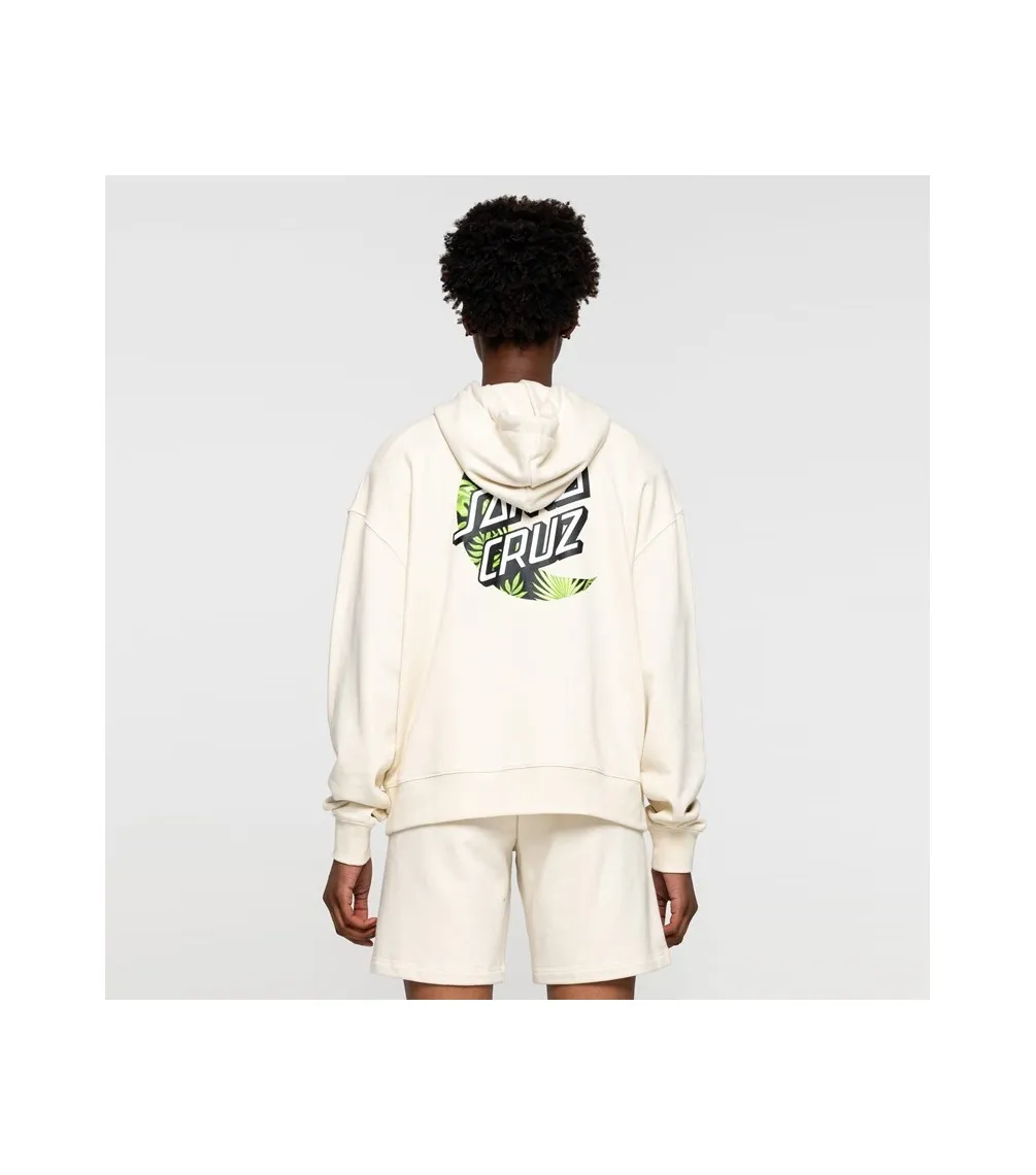 Sudadera SANTA CRUZ Hood Cabana Moon Dot Off White - Off white