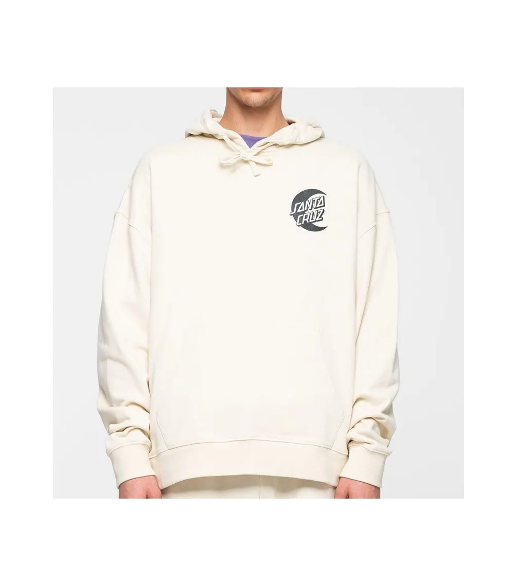 Sudadera SANTA CRUZ Hood Cabana Moon Dot Off White - Off white