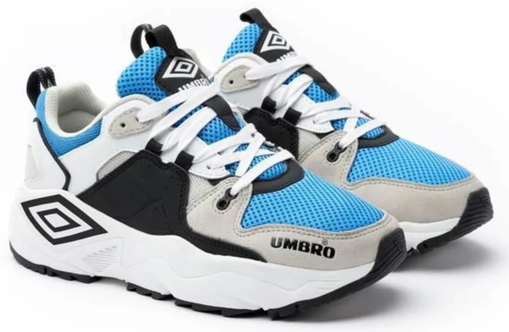 Umbro Run Weiß / Blau / Schwarzer Sneaker