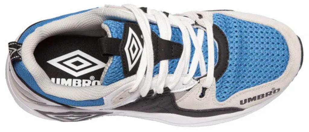 Umbro Run Weiß / Blau / Schwarzer Sneaker