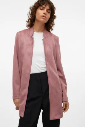 Vero Moda Chaqueta larga efecto ante