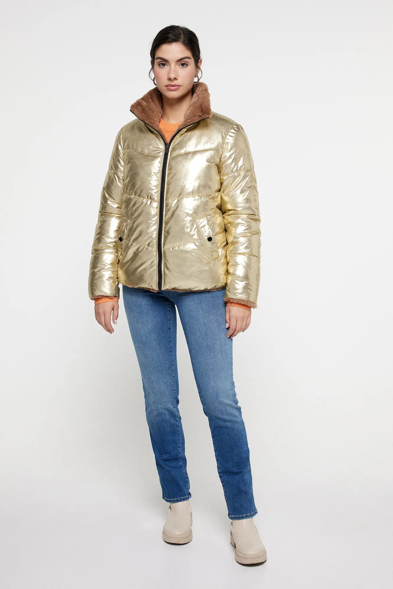 Vero Moda Chaqueta puffer acolchada reversible