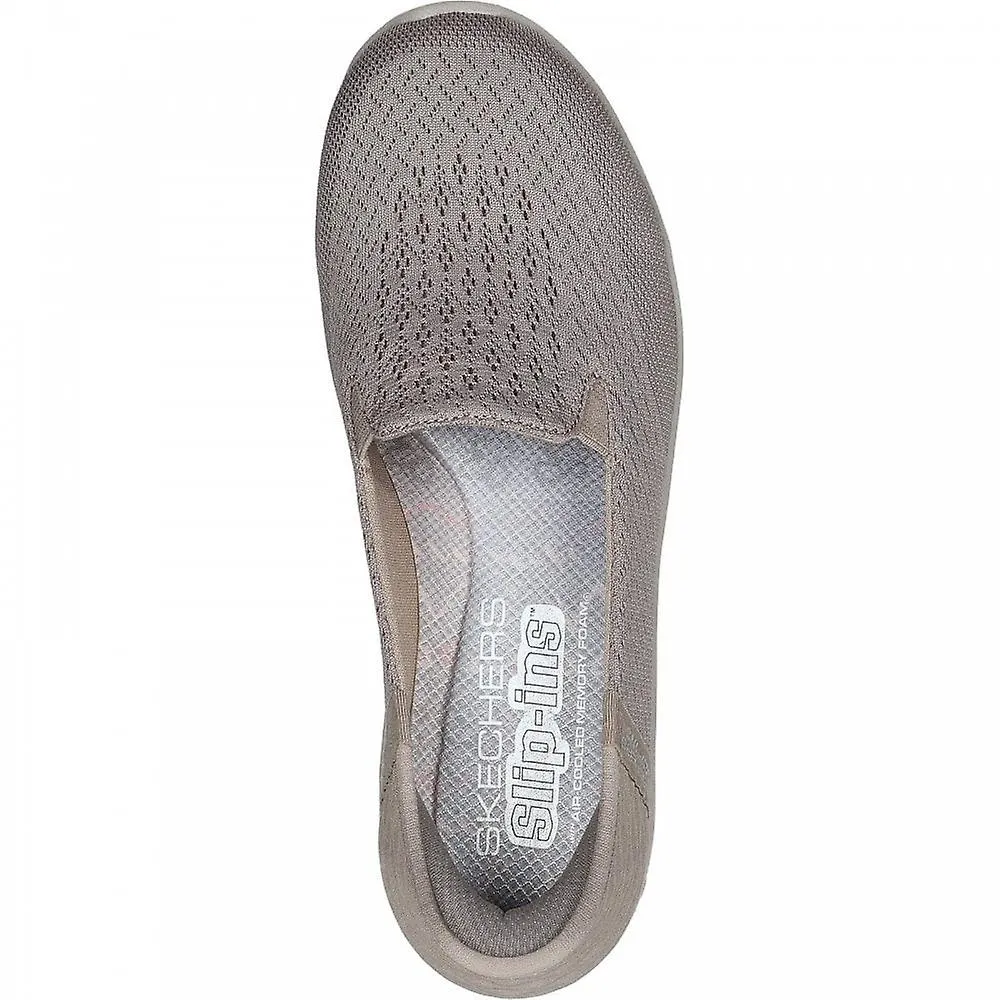 Women's Skechers Reggae Fest 2.0 - Guiding | Taupe | Womens Slip Ins Ballet Pump Shoes