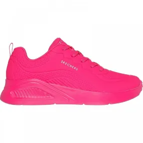 Women's Skechers Uno Lite - Lighter One | Hot Pink | Womens Lace Up Trainers